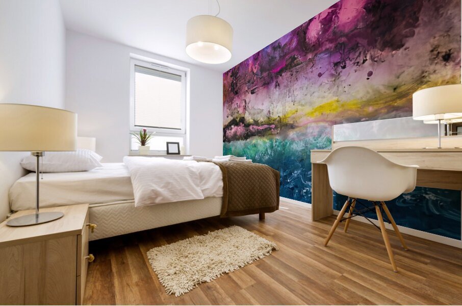Turbulent  atmosphere  Mural print