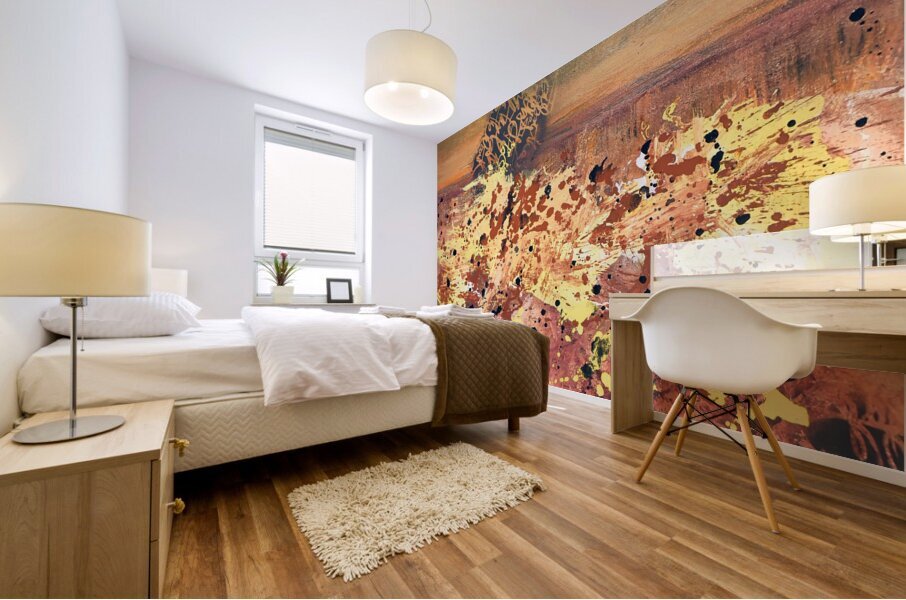 The climate underneath Mural print