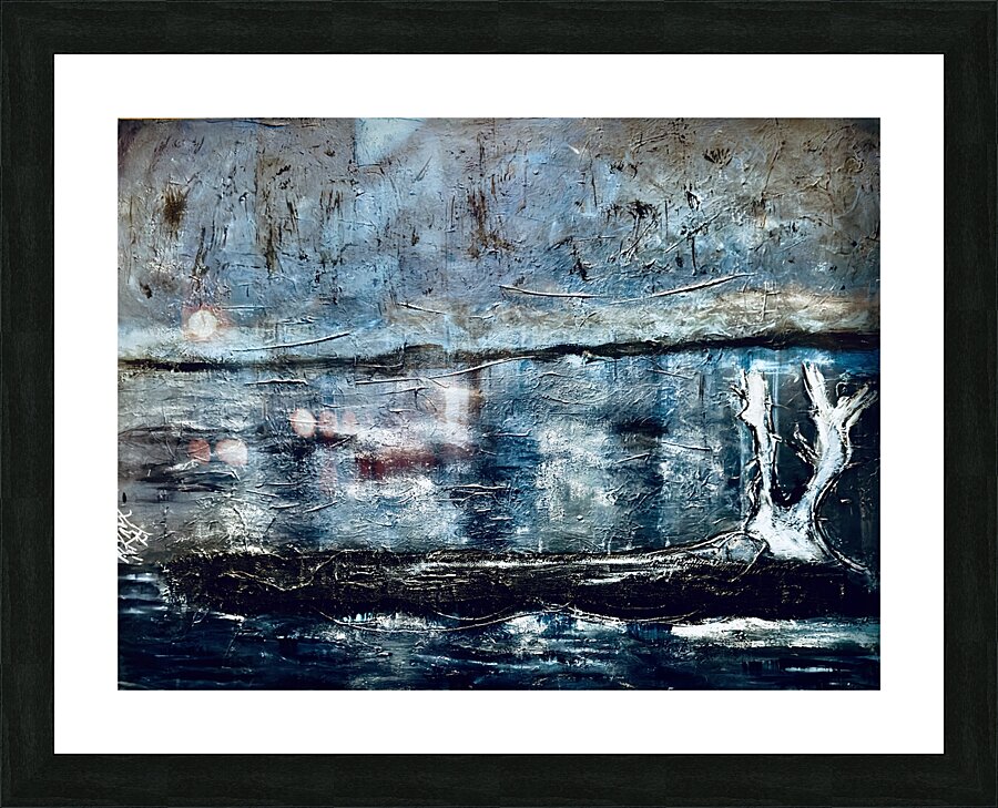 Solitude in the Storm Picture Frame print