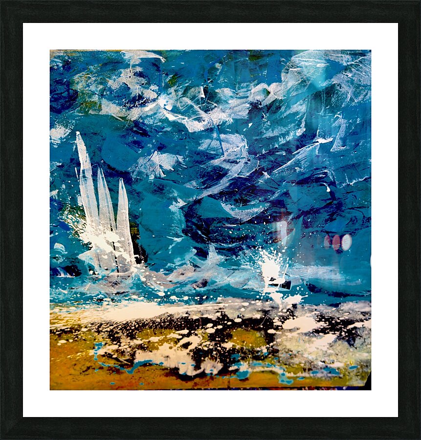 landscape abstract collection Picture Frame print