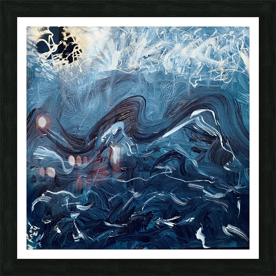 Catch the Waves Picture Frame print