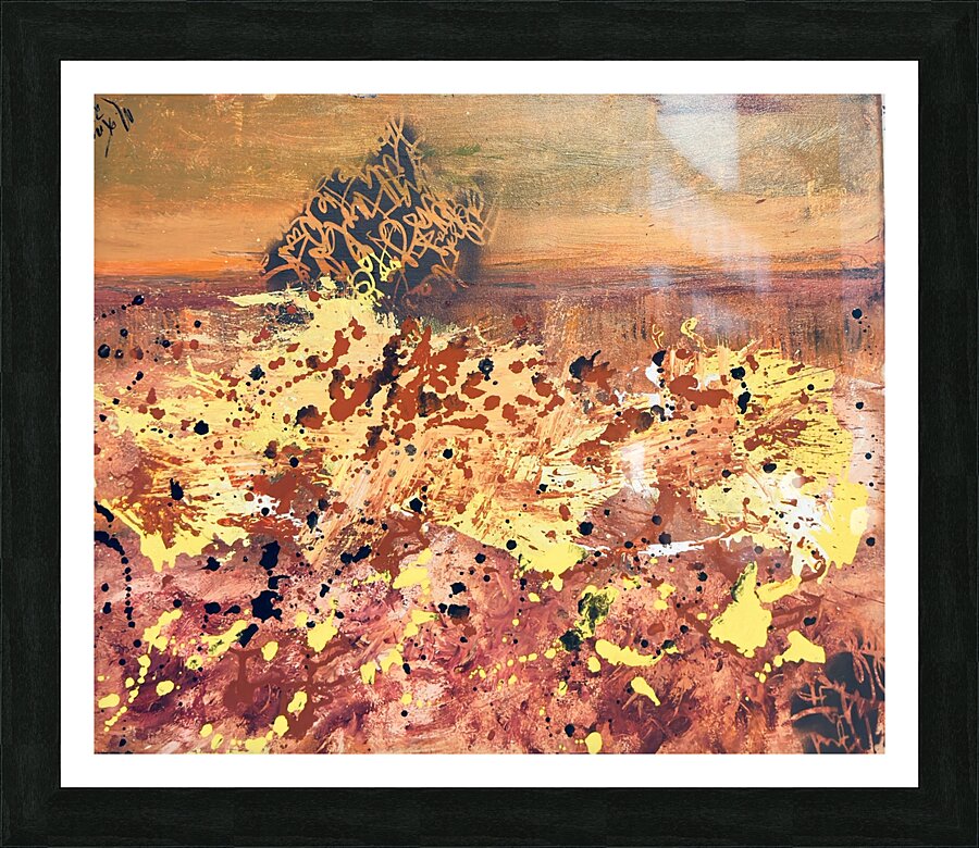 The climate underneath Picture Frame print
