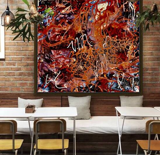 Combustion of color 3 by Michele Knox