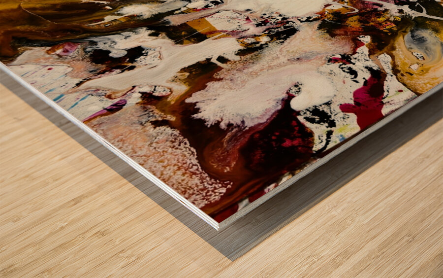 Molten   Wood print