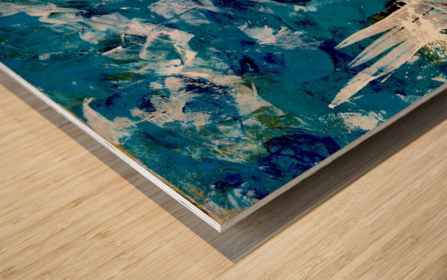 landscape abstract collection Wood print