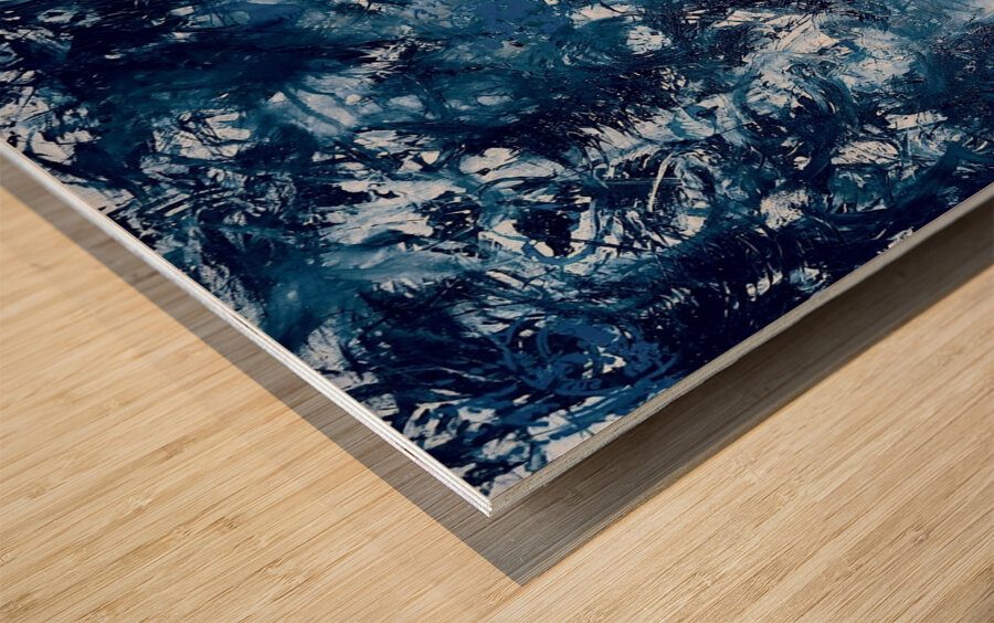 Celestial Swirls Wood print
