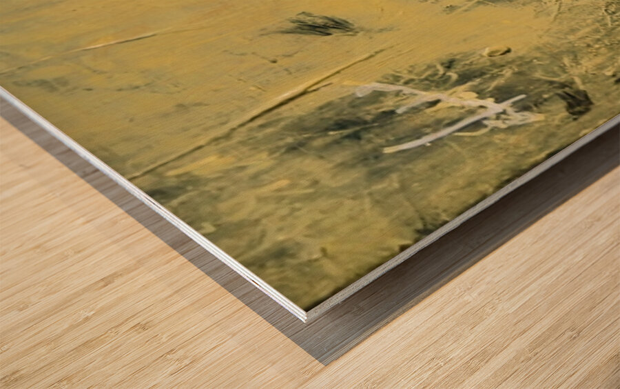 Fluid minimalistic Wood print