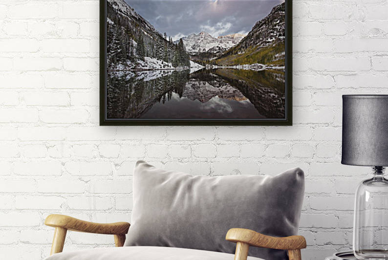 Maroon Bells full color by Sebastian Dietl