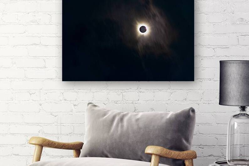 Solar Eclipse  over Van Alstyne TX 2024 Reproduction