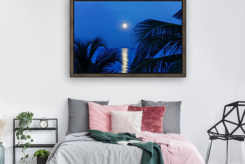 Moon rise at Cayman Kai by tommikee