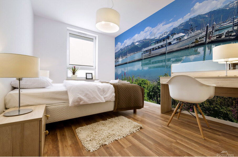 Alaska Dock 2 Mural print