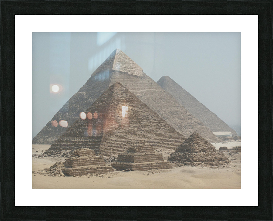 Seven Pyramids 2 Picture Frame print