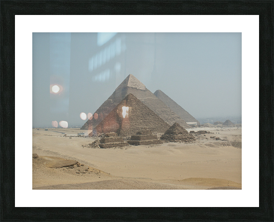 Seven Pyramids 1 Picture Frame print