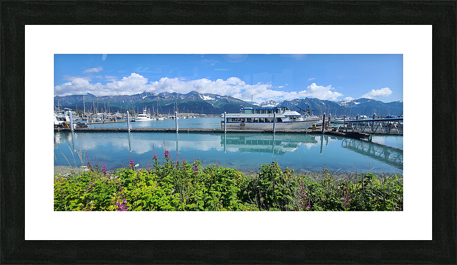 Alaska Dock 2 Picture Frame print