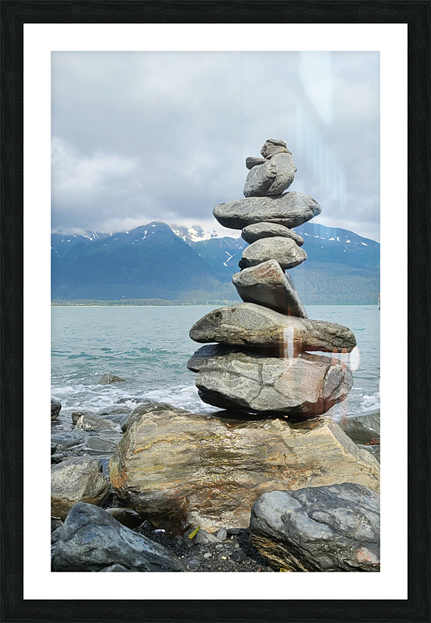 Rock Tower Picture Frame print