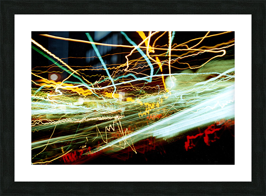 Chaotic Illuminations 1 Picture Frame print
