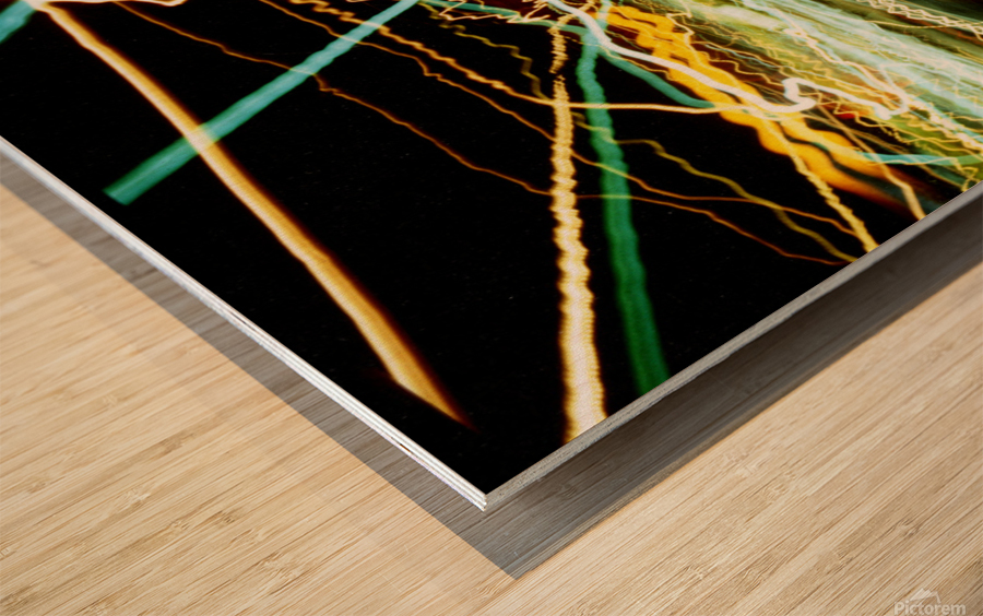 Chaotic Illuminations 1 Wood print