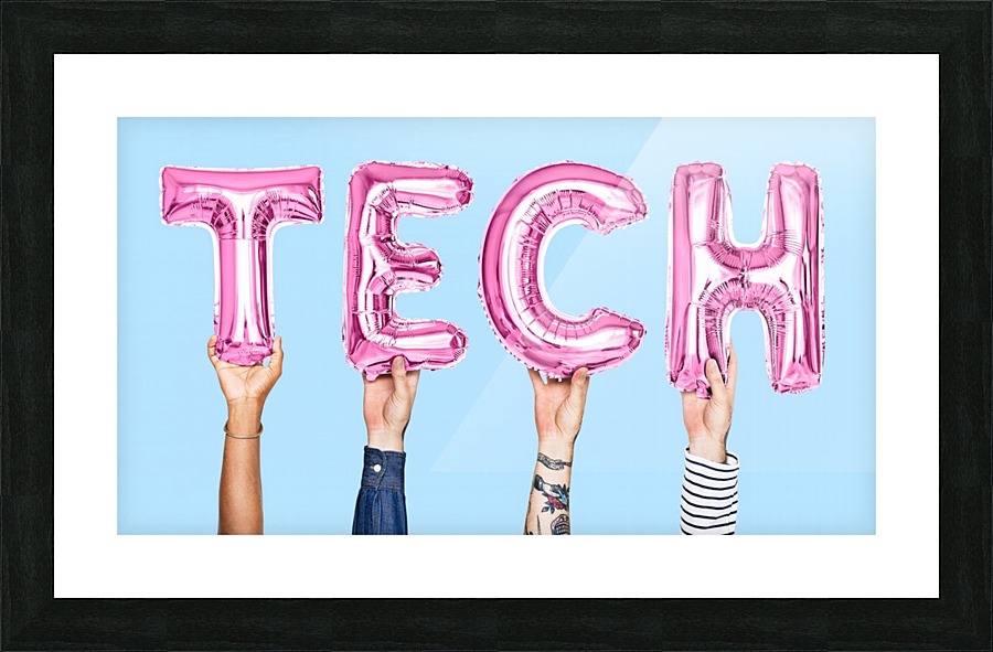Tech Picture Frame print