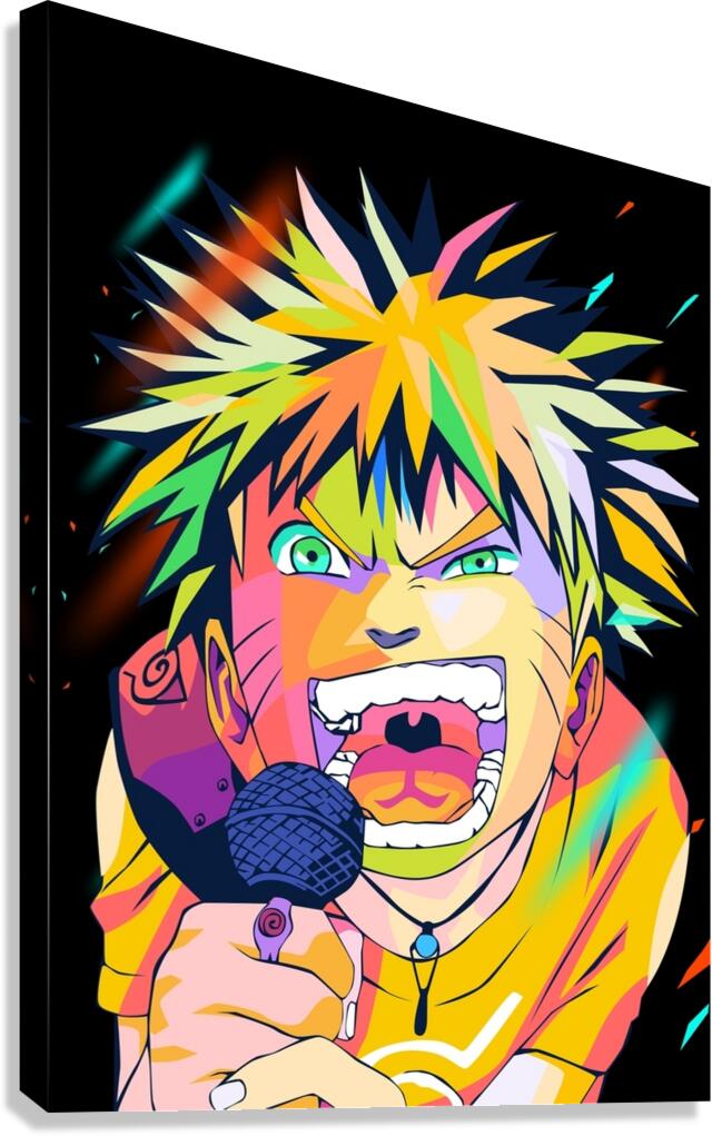 Naruto Pop Canvas Print