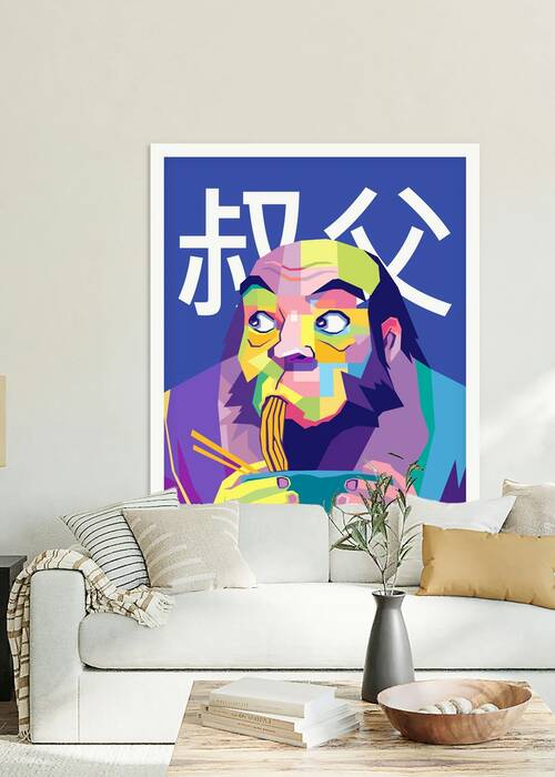 Uncle iroh Eating Noodles by ardani