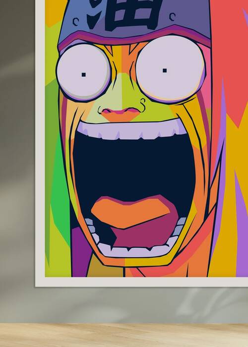 Screaming Jiraiya pop art by ardani
