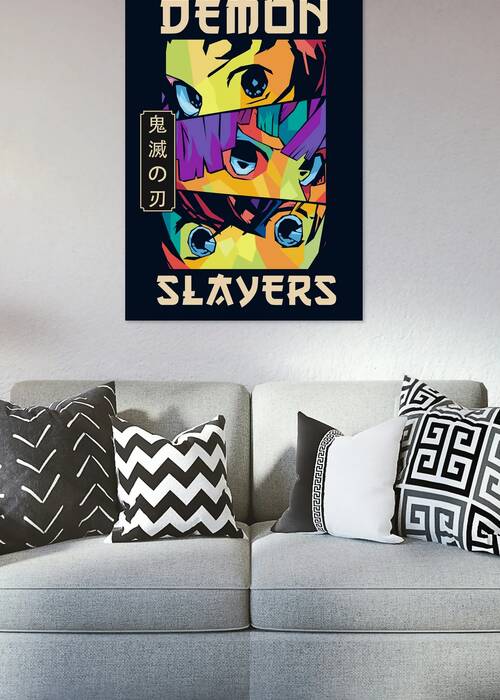 Demon slayer character pop art by ardani