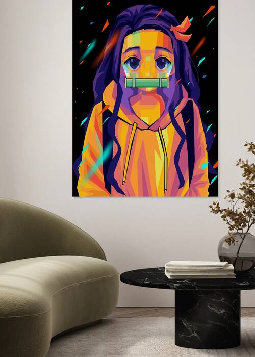 nezuko pop art by ardani