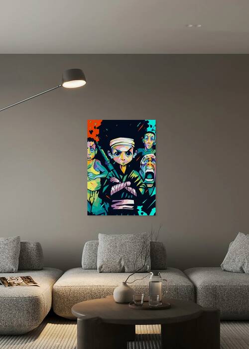 samurai boondocks pop art by ardani