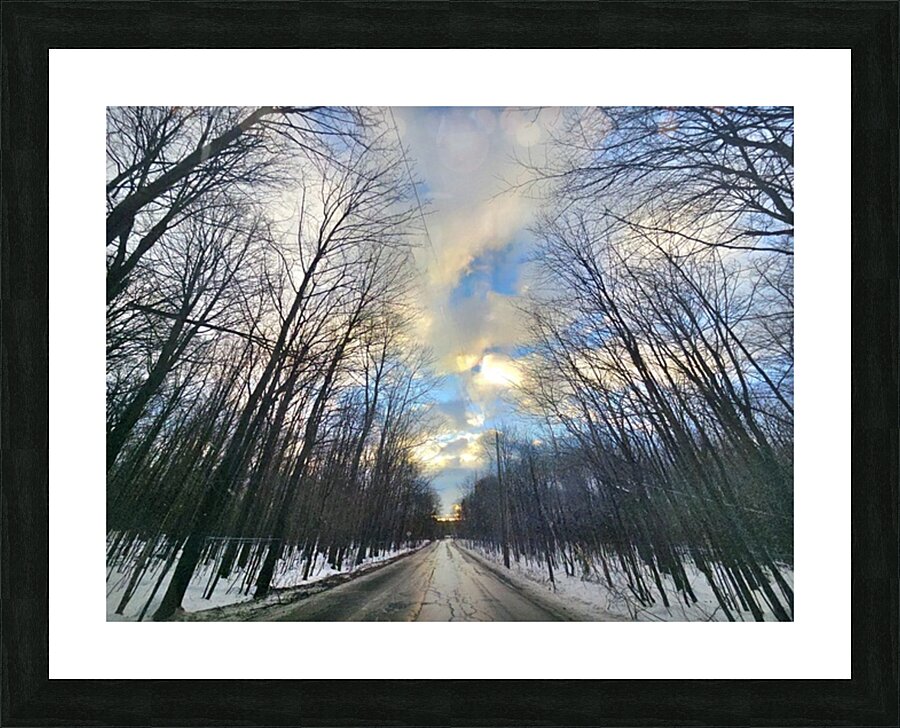 Un chemin Picture Frame print
