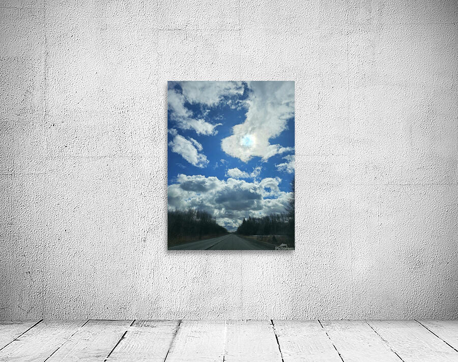 Soleil Percant Chemin Devant  Wall Preview