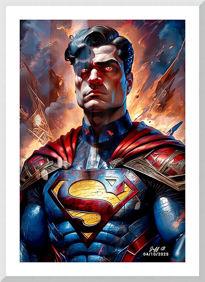 Superman  Picture Frame print