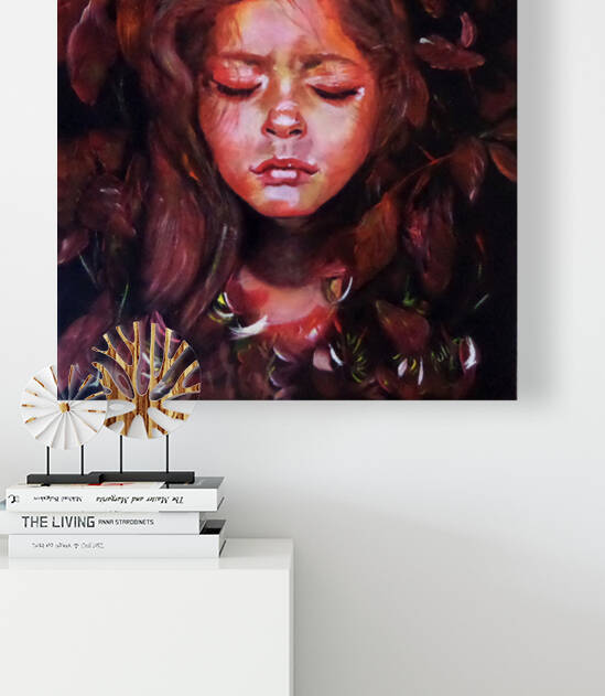Hiding Within - Julie Hollis Art by Julie Hollis Art