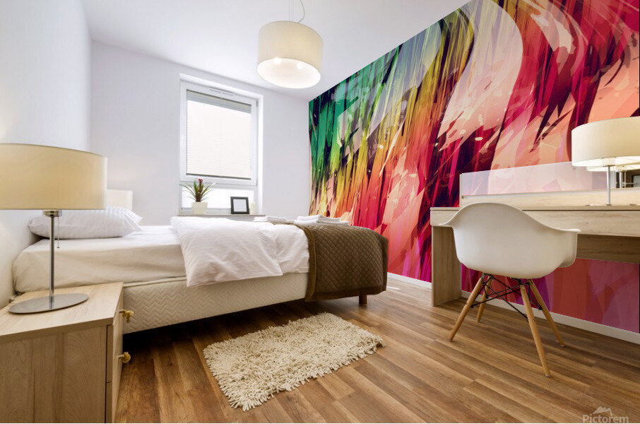 Mouvement Mural print