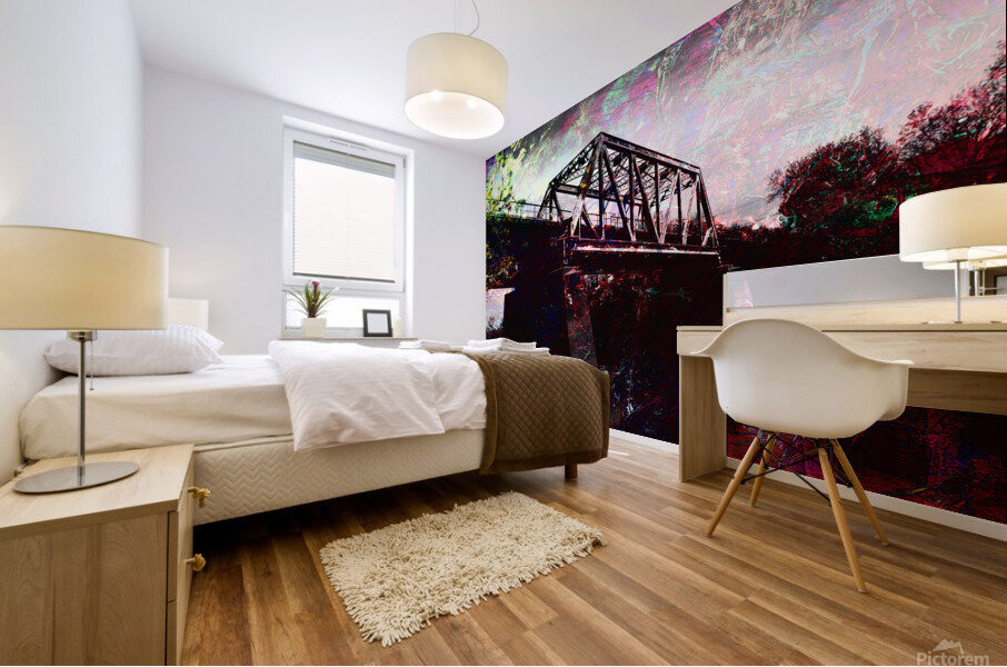 Le pont Mural print