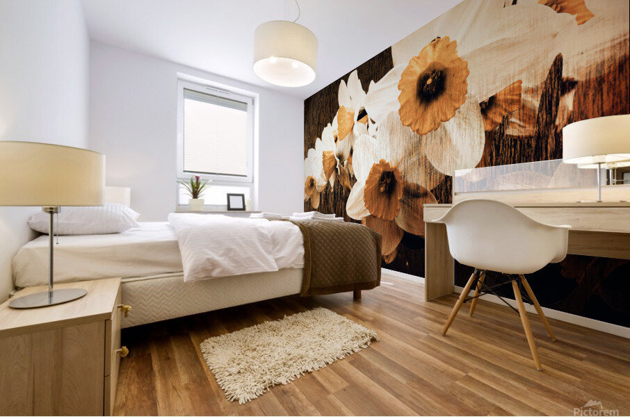Beaute estompe Mural print