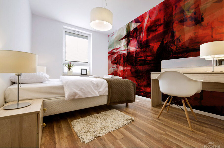 Evasion abstraite Mural print