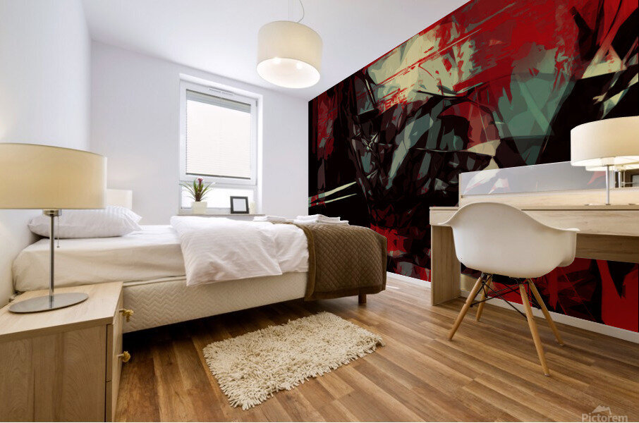 Trouble Mural print