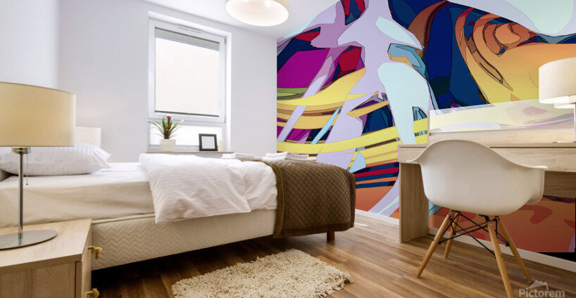 Guimauve Mural print