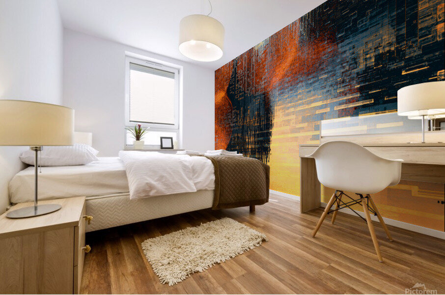 Ligne profonde Mural print