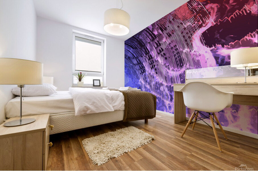 Grosse vague Mural print
