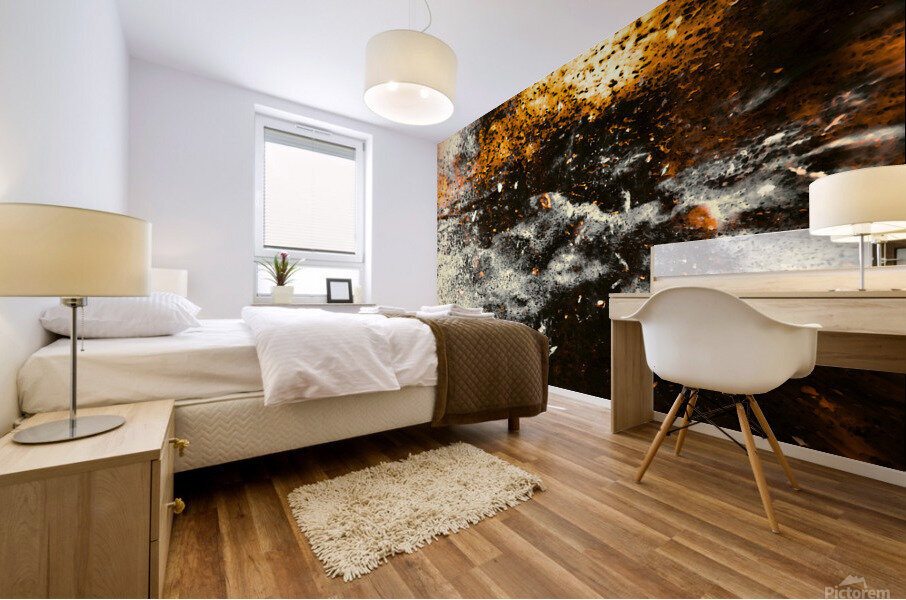 Rock from space Mural print