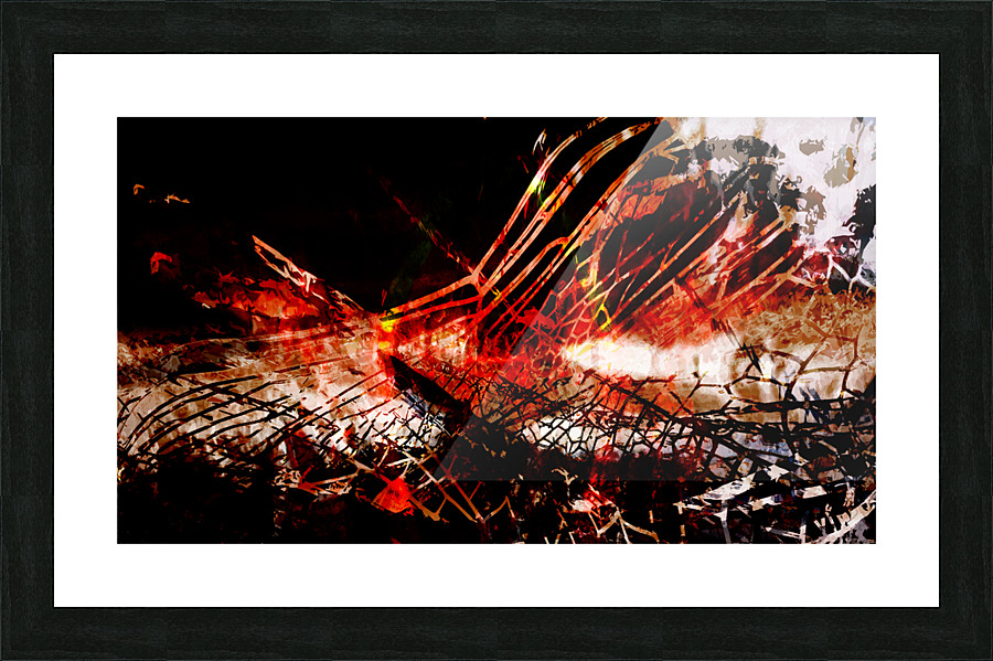 Champ de bataille Picture Frame print