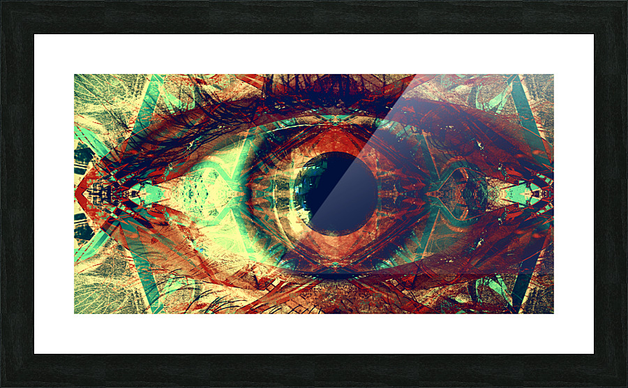 L oeuil Picture Frame print