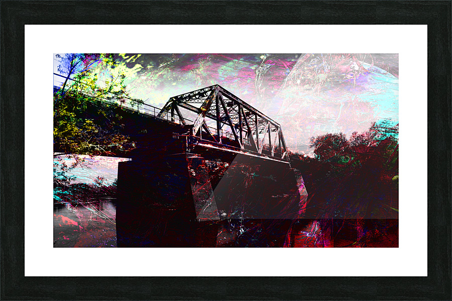 Le pont Picture Frame print