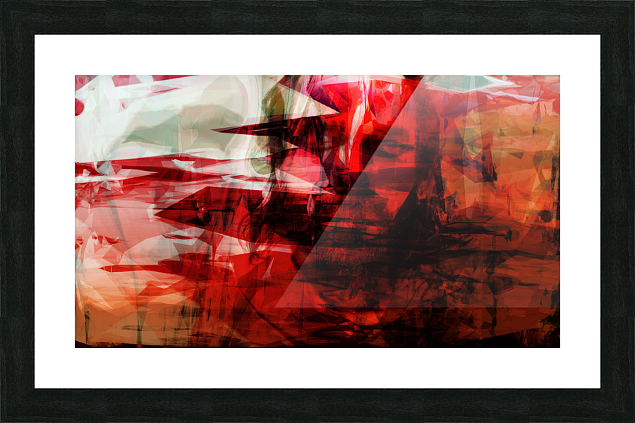 Evasion abstraite Picture Frame print