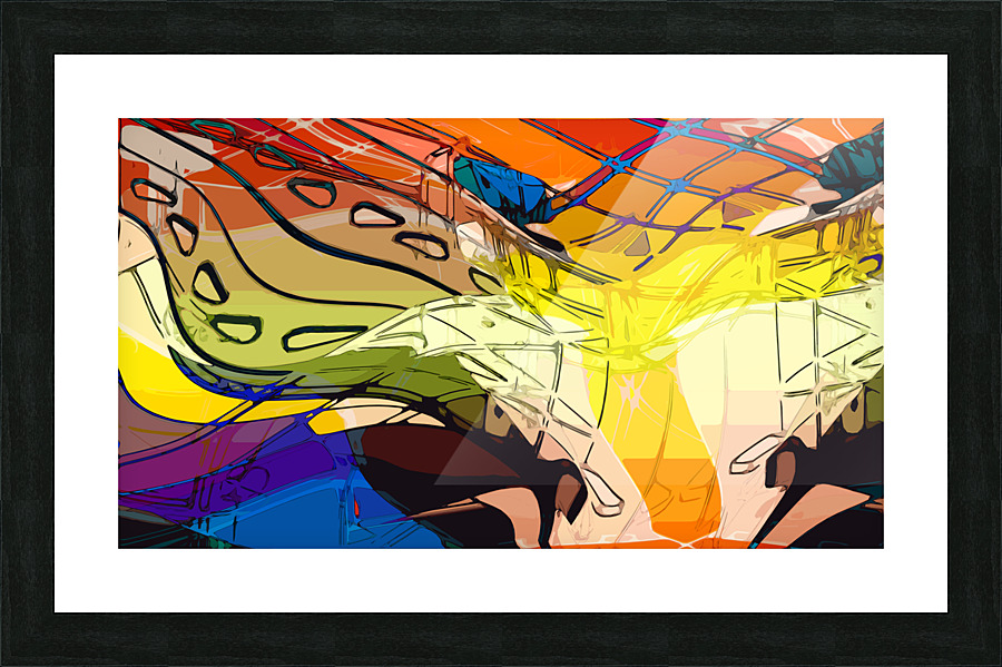 Lacier de forme Picture Frame print