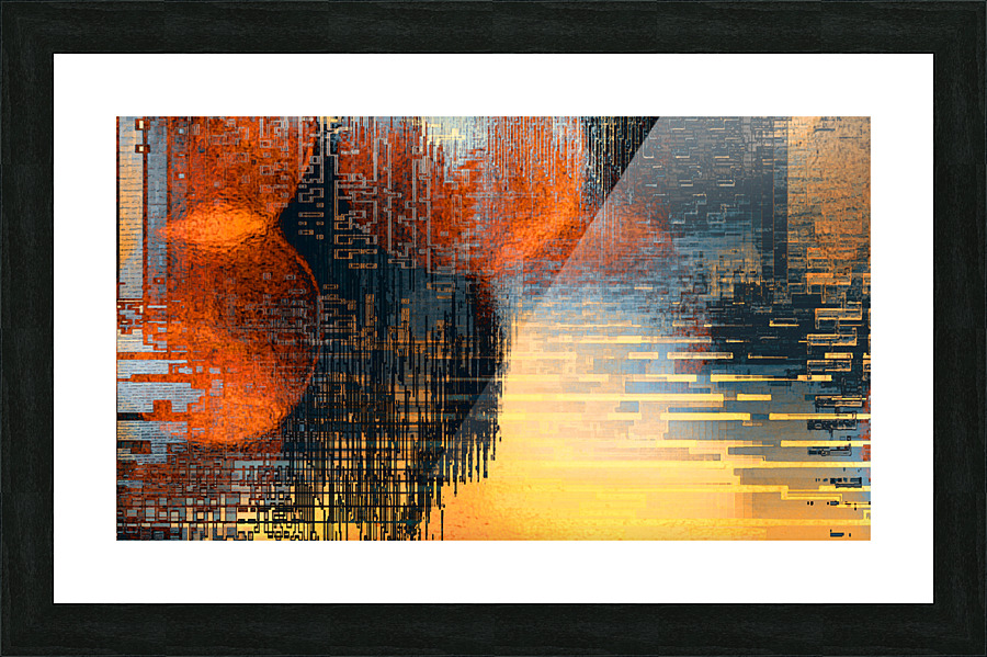 Ligne profonde Picture Frame print