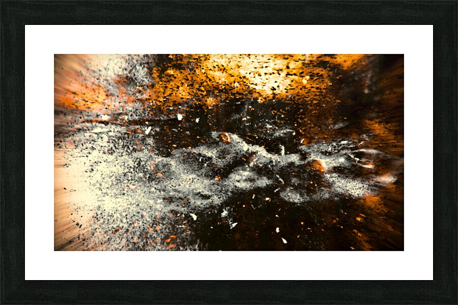 Rock from space Picture Frame print