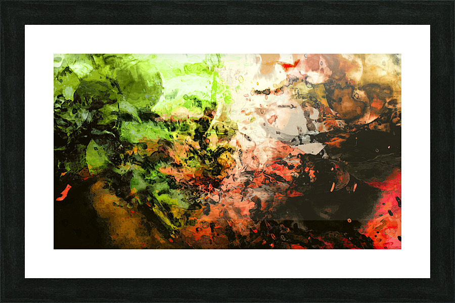 L affrontement Picture Frame print
