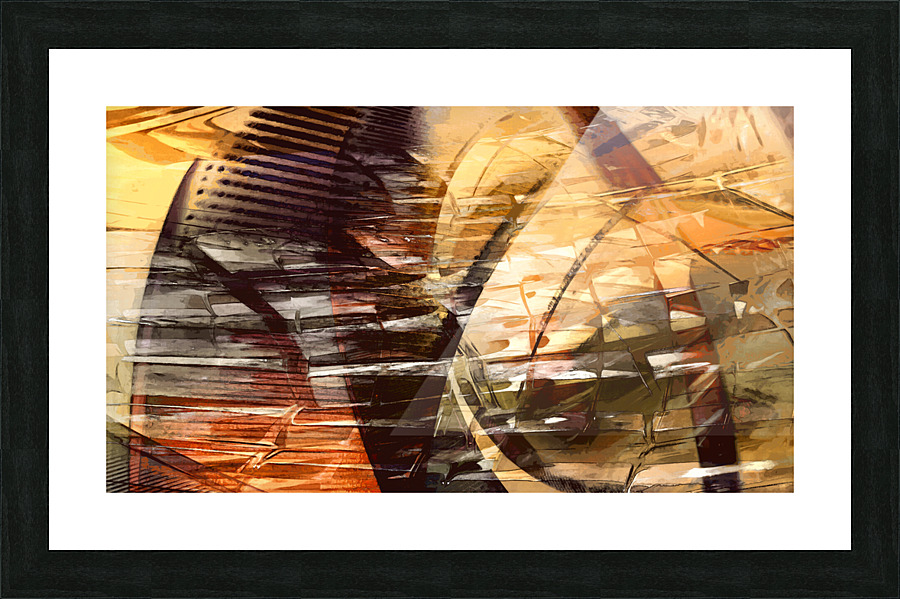 Space city Picture Frame print
